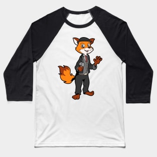 Comic fox as carpenter Baseball T-Shirt